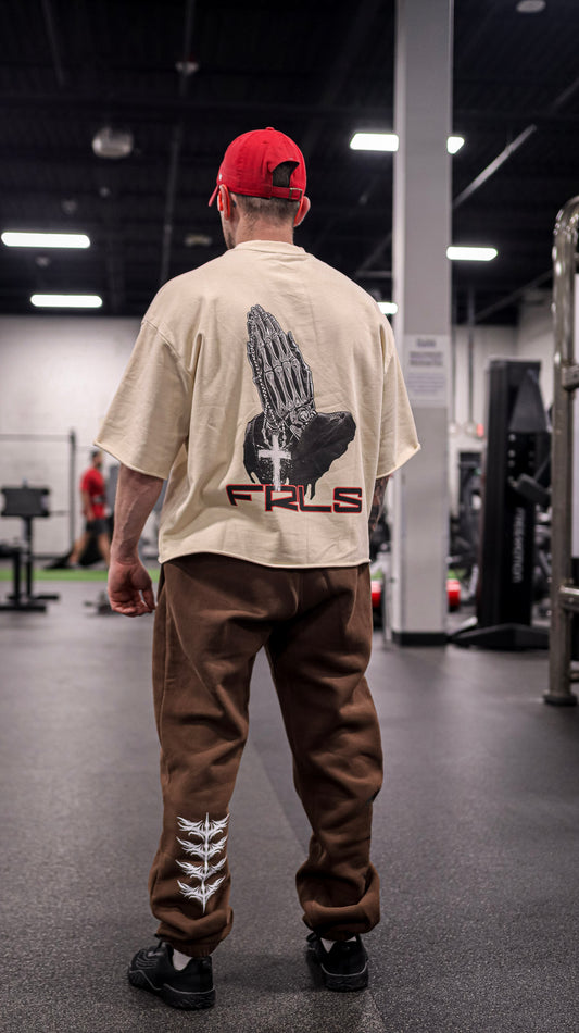 Reborn 3/4 Sleeve Cropped Tee