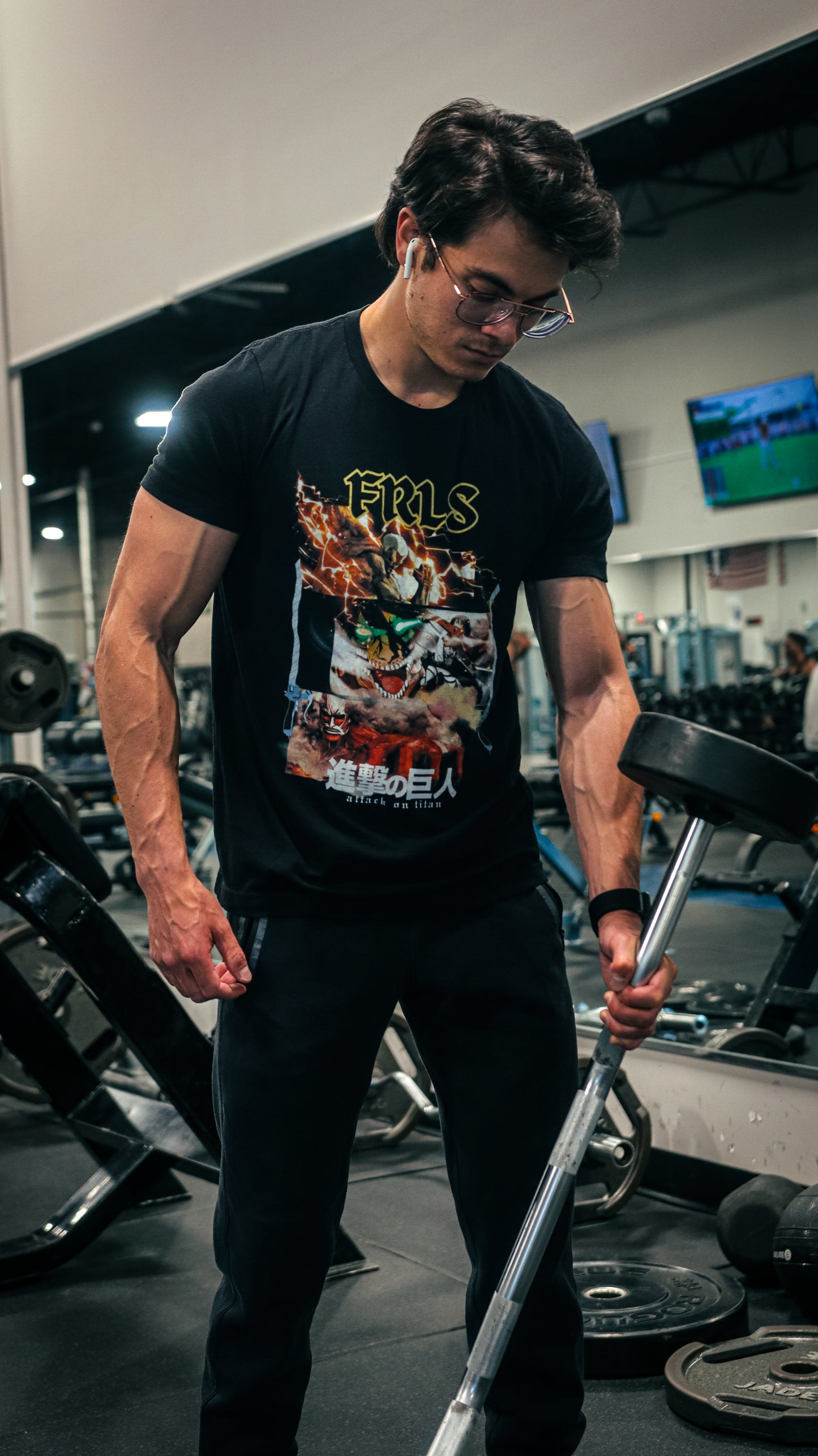 FRLS x Attack on Titan Anime Athletic Fit Tee