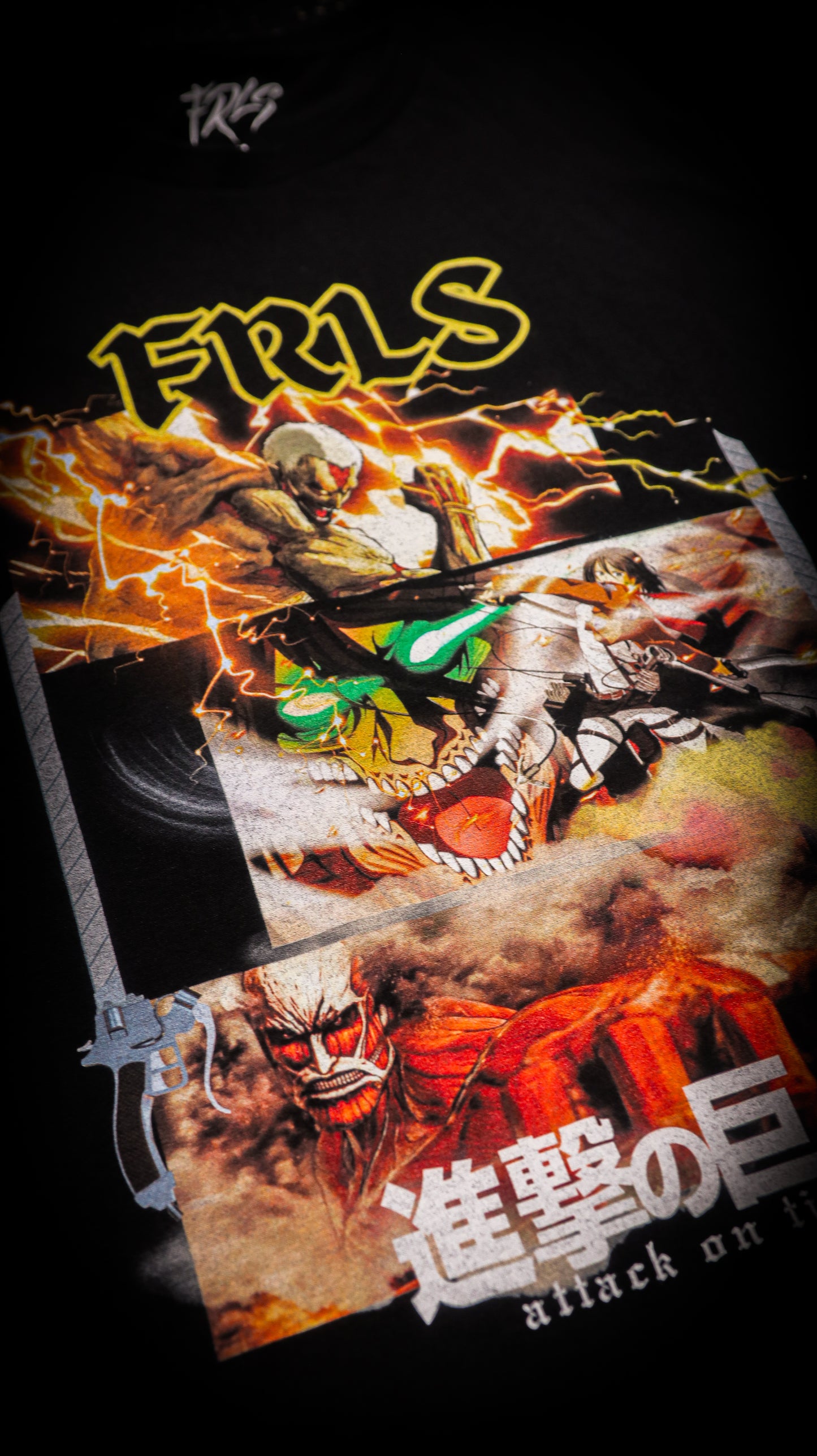 FRLS x Attack on Titan Anime Athletic Fit Tee
