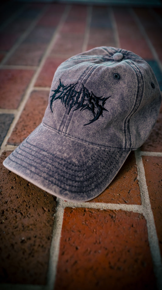 Fearless Heavy Metal Hat Black on Gray