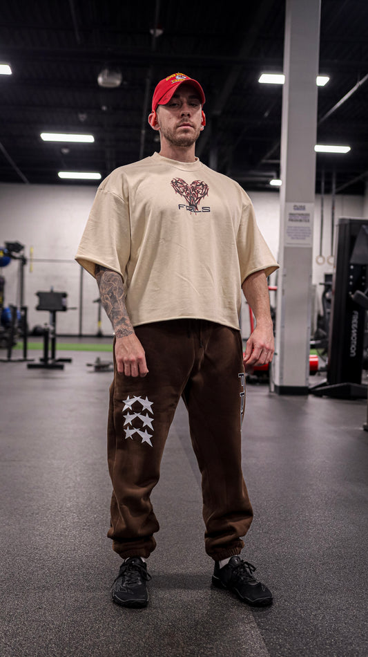 Reborn 3/4 Sleeve Cropped Tee