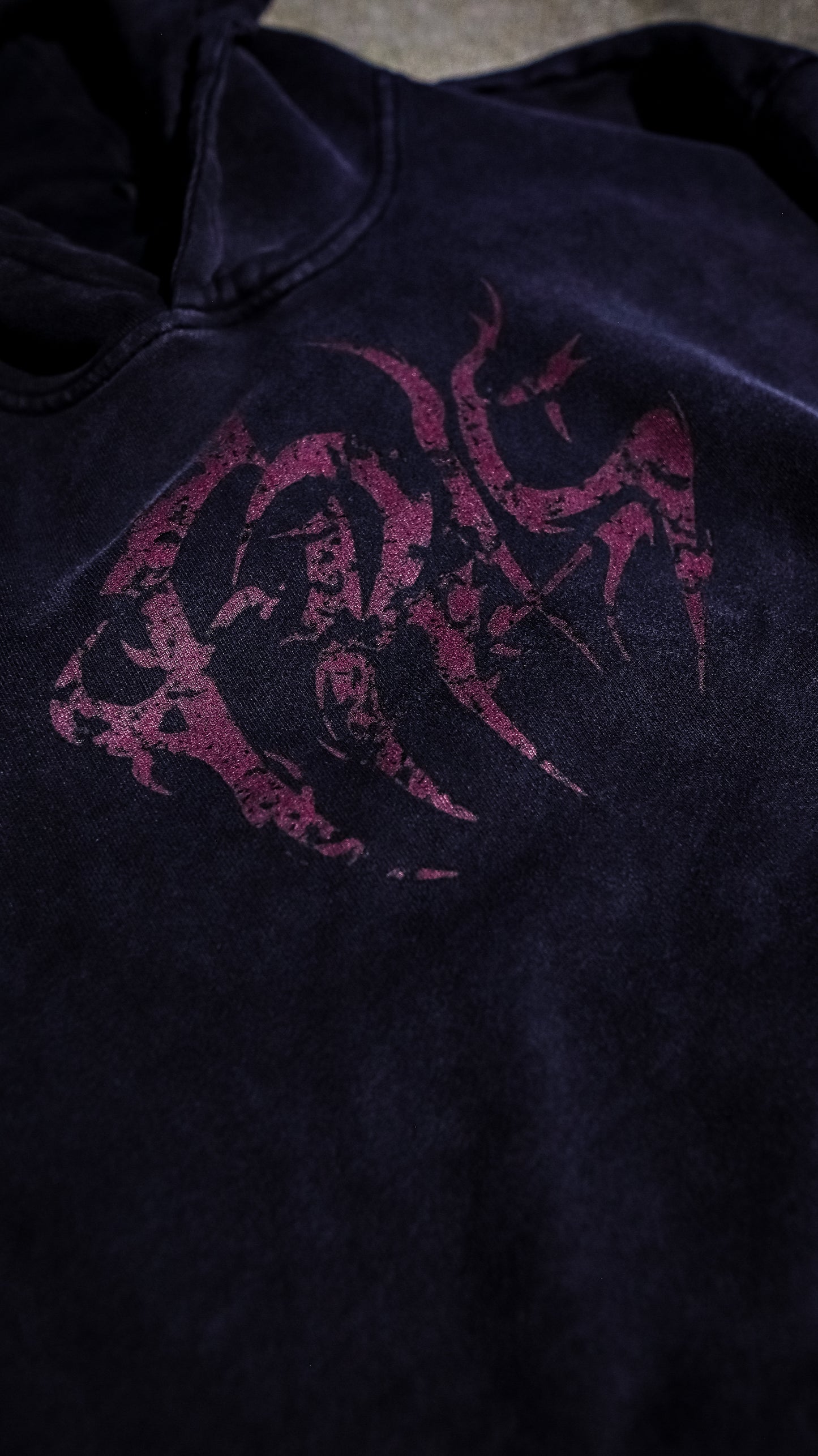 SNOW WASH OVERSIZED FRLS ALL OR NOTHING HOODIE