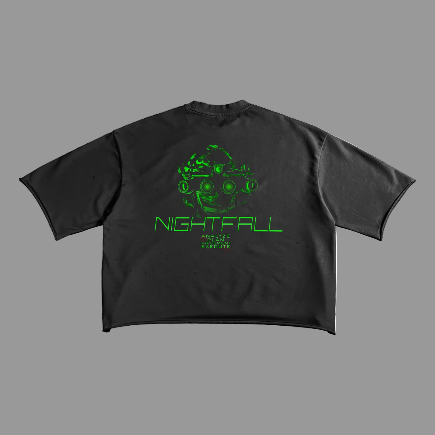 FRLS NIGHTFALL 3/4 SLEEVE CROP TEE
