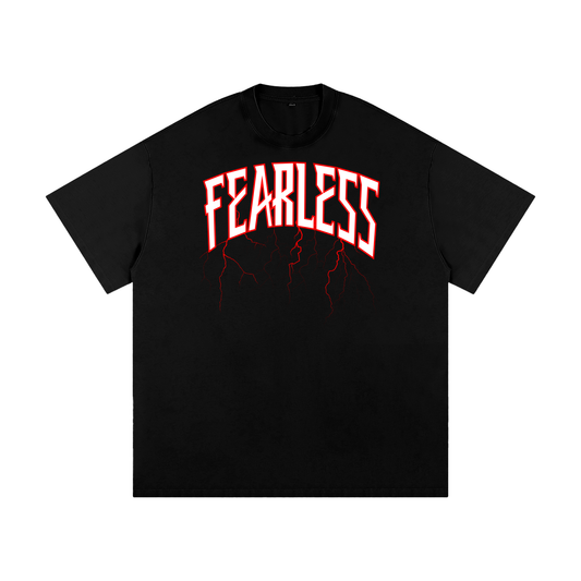 FEARLESS ESSENTIAL OVERSIZED TEE RED VERSION