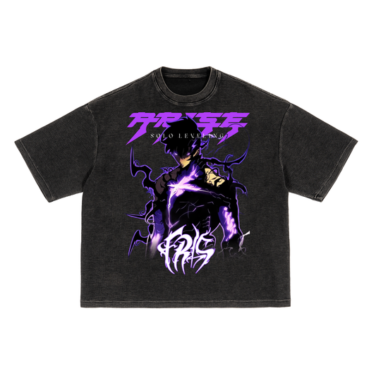 FRLS x Solo Leveling Anime Boxy Waffle Tee