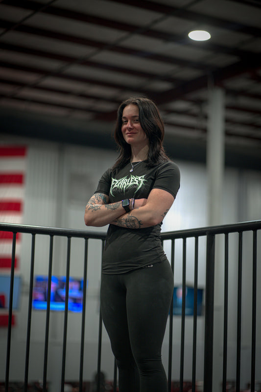 Fearless Tribal Short Sleeve Compression Tee (Green Version)